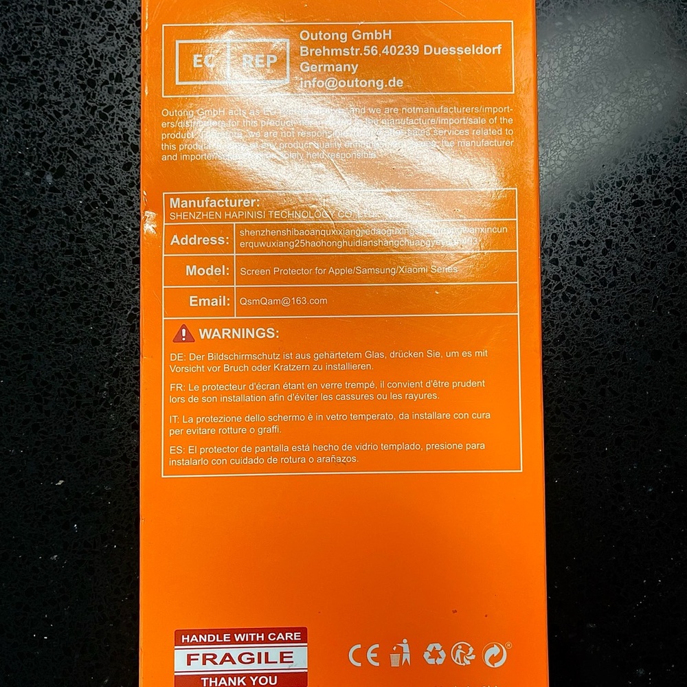 iPhone 16Pro Max Tempered Glass Screen Protector - Picture 2 of 2